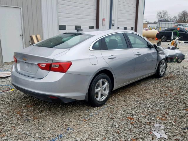 1G1ZB5ST1GF286513 - 2016 CHEVROLET MALIBU LS SILVER photo 4