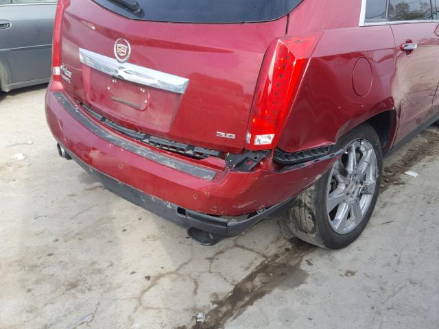 3GYFNBE37CS582664 - 2012 CADILLAC SRX PERFOR RED photo 9