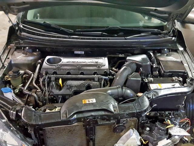 KNAFU5A24D5657496 - 2013 KIA FORTE EX GRAY photo 7