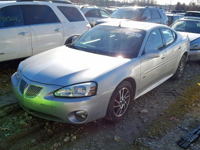 2G2WR524241104968 - 2004 PONTIAC GRAND PRIX SILVER photo 2