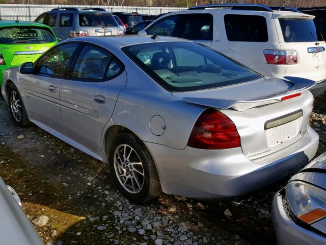2G2WR524241104968 - 2004 PONTIAC GRAND PRIX SILVER photo 3