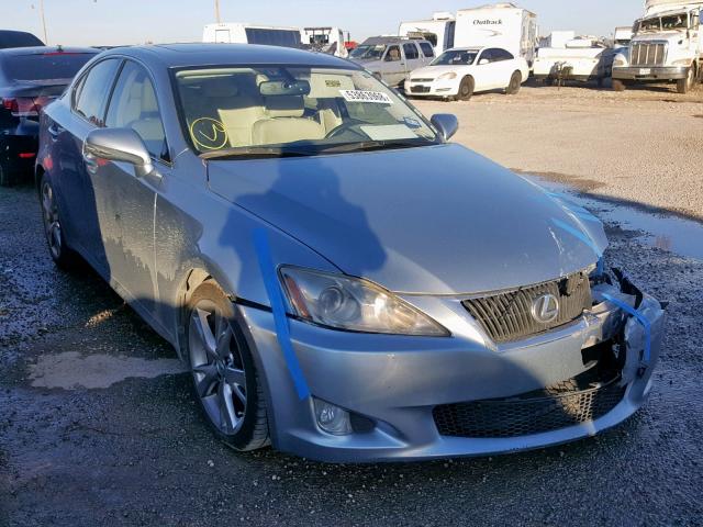 JTHBF5C29A5121758 - 2010 LEXUS IS 250 BLUE photo 1