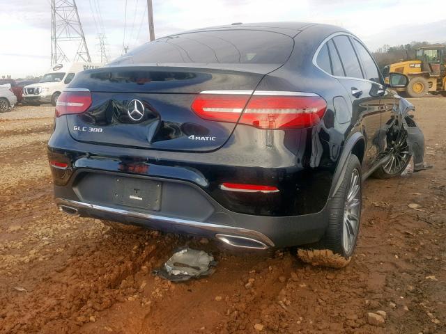 WDC0J4KB6HF224704 - 2017 MERCEDES-BENZ GLC COUPE BLACK photo 4