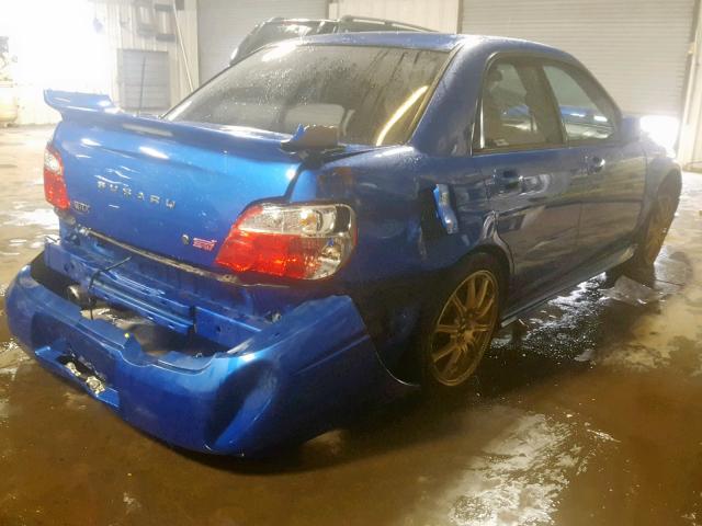 JF1GD70604L523075 - 2004 SUBARU IMPREZA WR BLUE photo 4