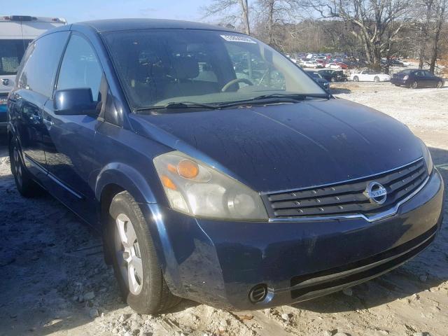 5N1BV28U77N135465 - 2007 NISSAN QUEST S BLUE photo 1