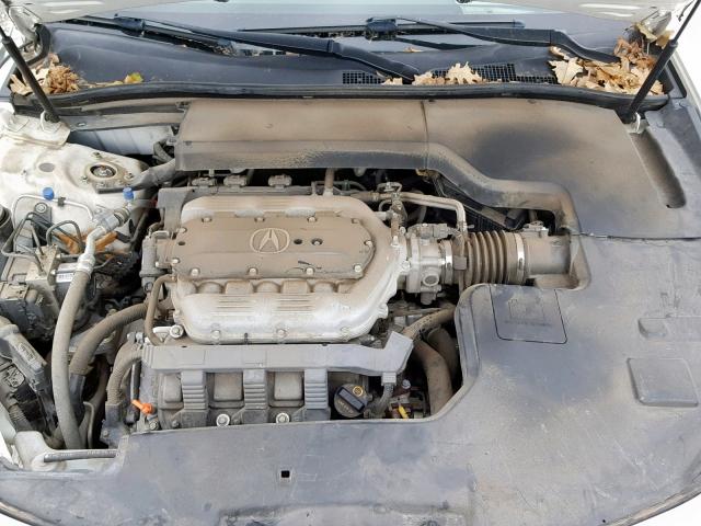 19UUA8F59DA008132 - 2013 ACURA TL TECH WHITE photo 7