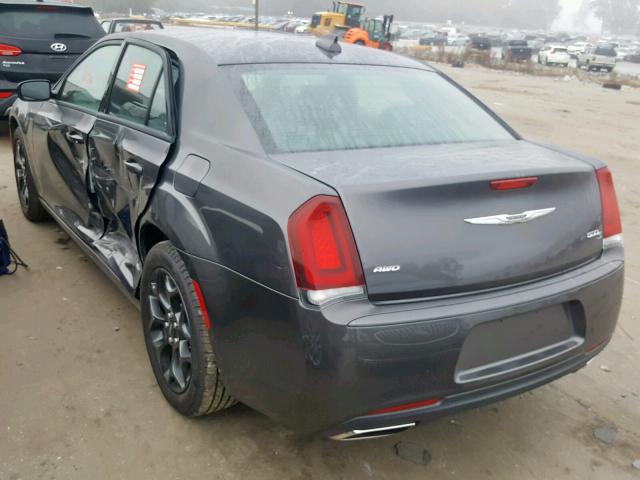 2C3CCAGG6KH632131 - 2019 CHRYSLER 300 S GRAY photo 3