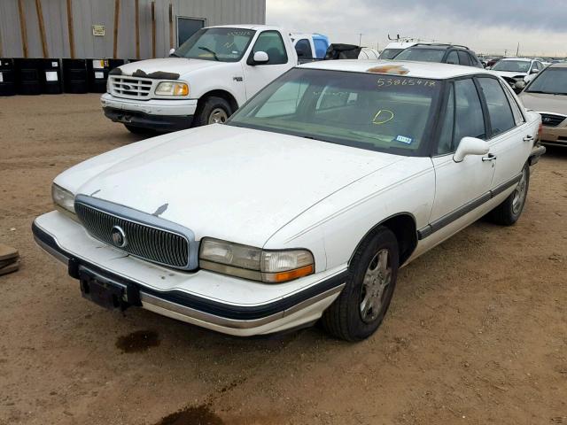 1G4HP52L2SH530098 - 1995 BUICK LESABRE CU WHITE photo 2