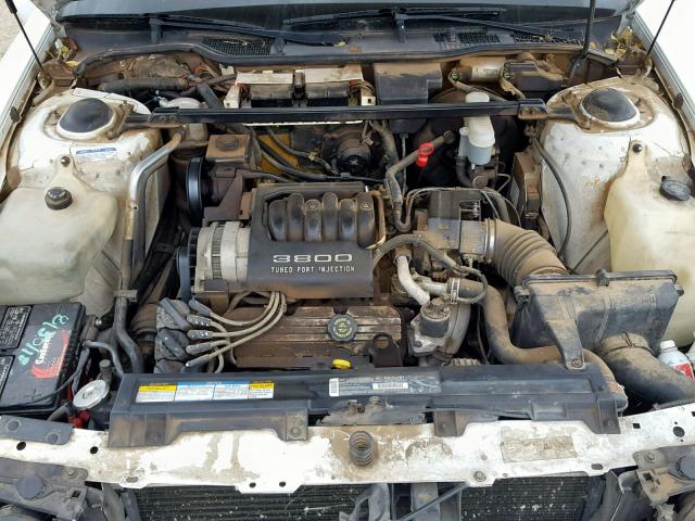 1G4HP52L2SH530098 - 1995 BUICK LESABRE CU WHITE photo 7