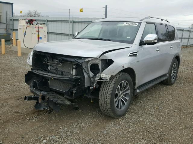 JN8AY2NC3J9557594 - 2018 NISSAN ARMADA SV SILVER photo 2