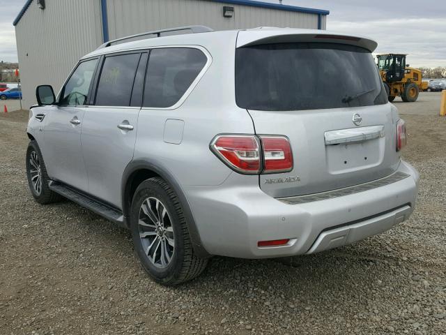 JN8AY2NC3J9557594 - 2018 NISSAN ARMADA SV SILVER photo 3