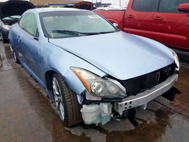 JN1CV6FE4BM950557 - 2011 INFINITI G37 BASE BLUE photo 1