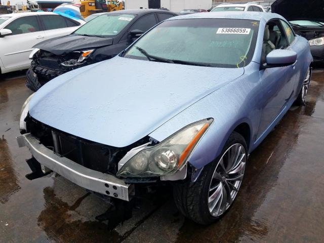 JN1CV6FE4BM950557 - 2011 INFINITI G37 BASE BLUE photo 2