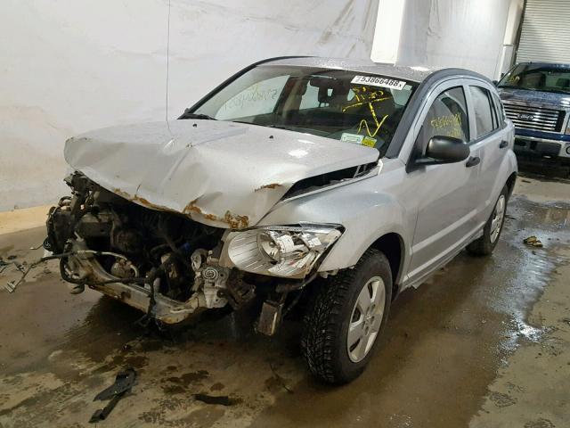 1B3HB28B77D213014 - 2007 DODGE CALIBER SILVER photo 2