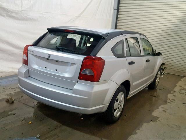 1B3HB28B77D213014 - 2007 DODGE CALIBER SILVER photo 4