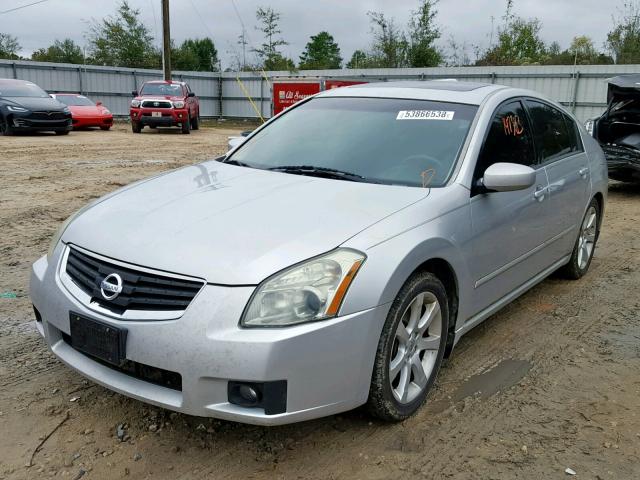 1N4BA41E98C830970 - 2008 NISSAN MAXIMA SE SILVER photo 2