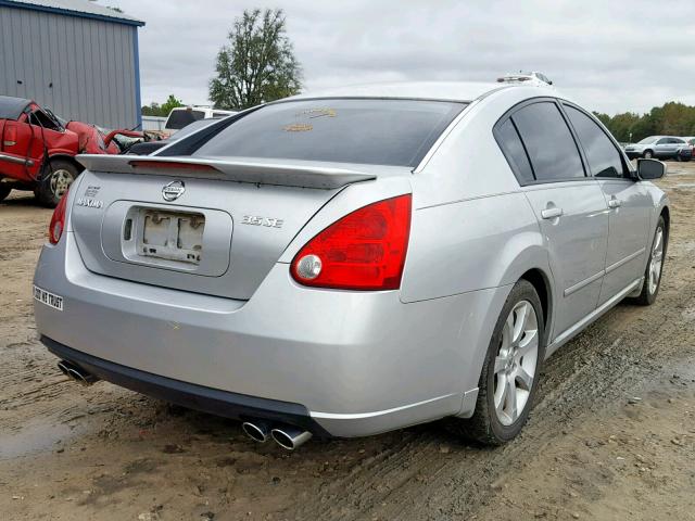 1N4BA41E98C830970 - 2008 NISSAN MAXIMA SE SILVER photo 4