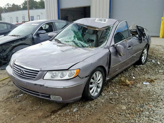 KMHFC46F98A293497 - 2008 HYUNDAI AZERA SE SILVER photo 2