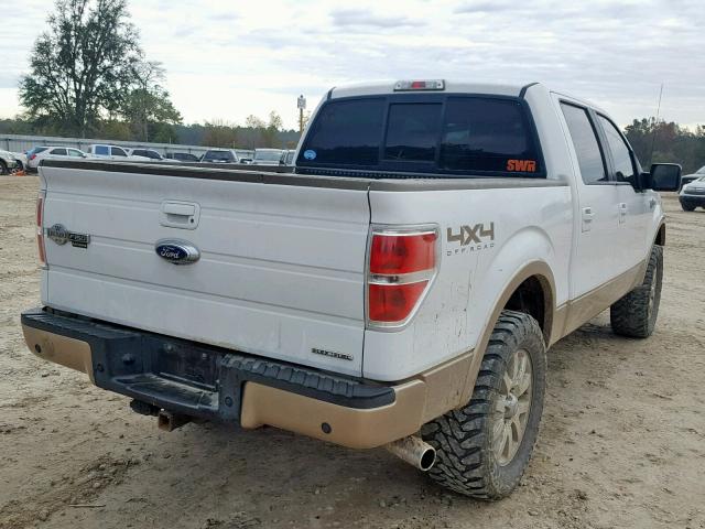 1FTFW1EF6CKD35204 - 2012 FORD F150 SUPER WHITE photo 4