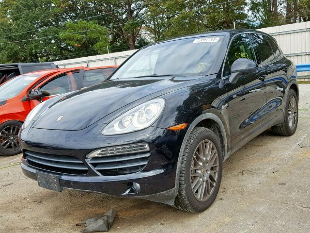 WP1AE2A21BLA92558 - 2011 PORSCHE CAYENNE S BLACK photo 2