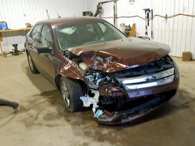 3FAHP0GA1CR202904 - 2012 FORD FUSION S BURGUNDY photo 1