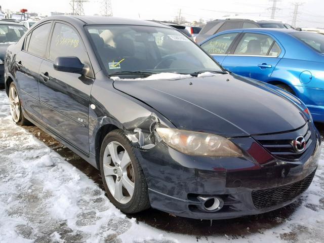 JM1BK123641214104 - 2004 MAZDA 3 S BLACK photo 1