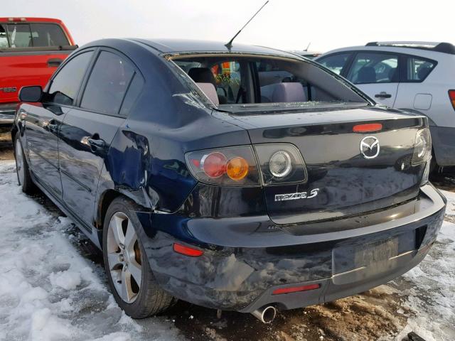 JM1BK123641214104 - 2004 MAZDA 3 S BLACK photo 3