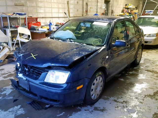 3VWRK69M83M082231 - 2003 VOLKSWAGEN JETTA GL BLUE photo 2