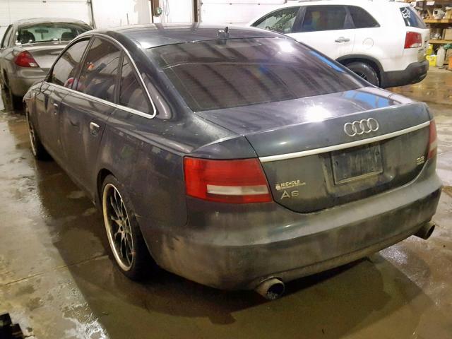 WAUDH74F97N096948 - 2007 AUDI A6 3.2 QUA GRAY photo 3