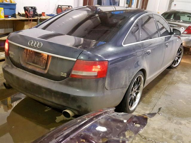 WAUDH74F97N096948 - 2007 AUDI A6 3.2 QUA GRAY photo 4