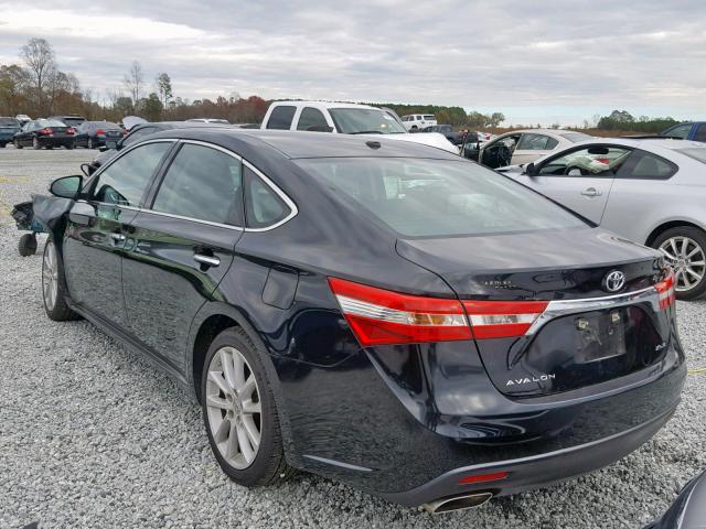 4T1BK1EB4DU064961 - 2013 TOYOTA AVALON BAS BLACK photo 3