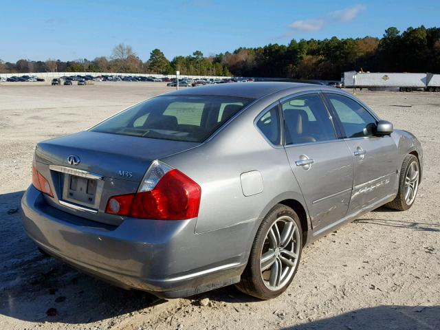 JNKAY01E86M103982 - 2006 INFINITI M35 BASE SILVER photo 4