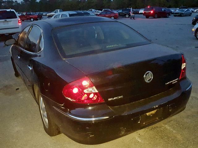 2G4WD532351351209 - 2005 BUICK LACROSSE C BLACK photo 3