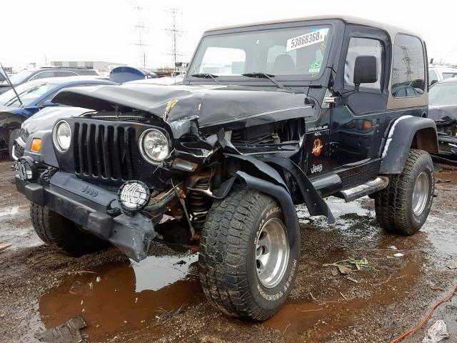 1J4FY49S1WP787601 - 1998 JEEP WRANGLER / BLACK photo 2