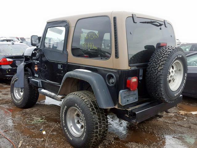 1J4FY49S1WP787601 - 1998 JEEP WRANGLER / BLACK photo 3