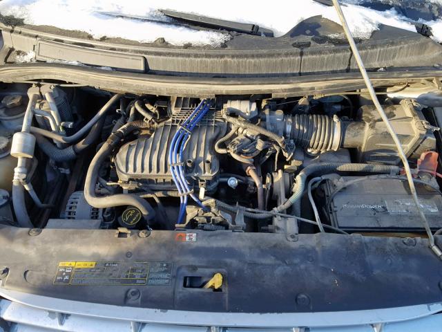 2FMZA57224BA71628 - 2004 FORD FREESTAR S SILVER photo 7