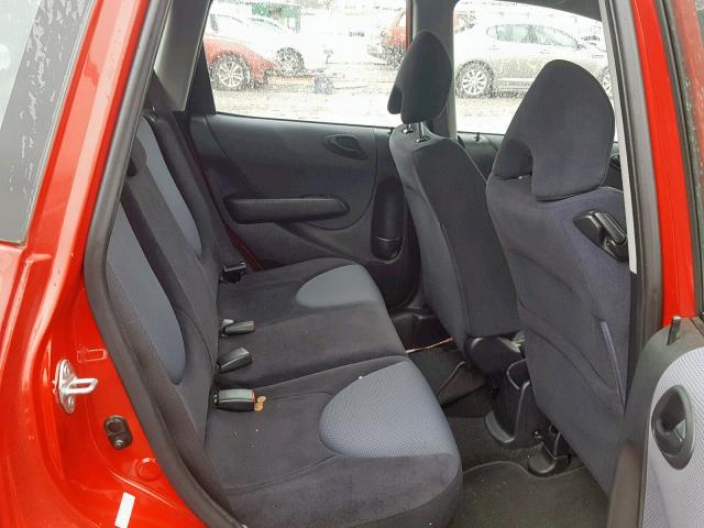 JHMGD38617S053011 - 2007 HONDA FIT S 红色 照片 6