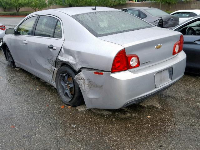 1G1ZC5EB7AF155089 - 2010 CHEVROLET MALIBU 1LT 银色 照片 3
