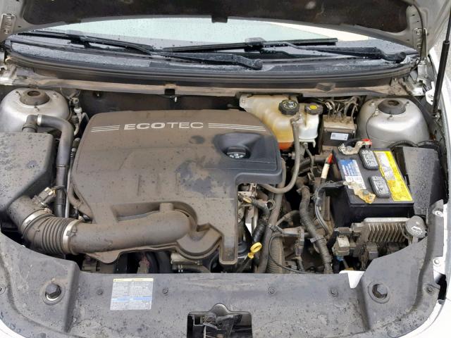 1G1ZC5EB7AF155089 - 2010 CHEVROLET MALIBU 1LT 银色 照片 7