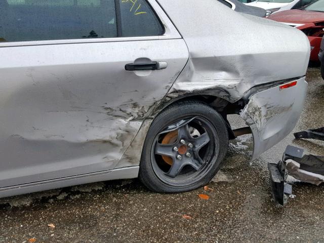 1G1ZC5EB7AF155089 - 2010 CHEVROLET MALIBU 1LT 银色 照片 9