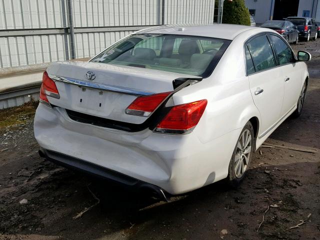 4T1BK3DB1CU460793 - 2012 TOYOTA AVALON BAS 白色 照片 4