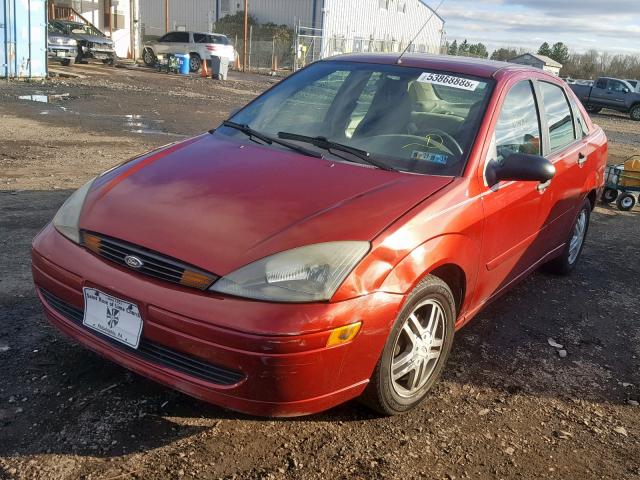 1FAFP34334W197430 - 2004 FORD FOCUS SE C RED photo 2