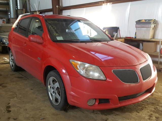 5Y2SL63805Z446530 - 2005 PONTIAC VIBE RED photo 1