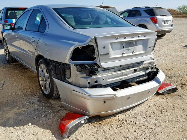 YV1RS592392734890 - 2009 VOLVO S60 2.5T SILVER photo 3