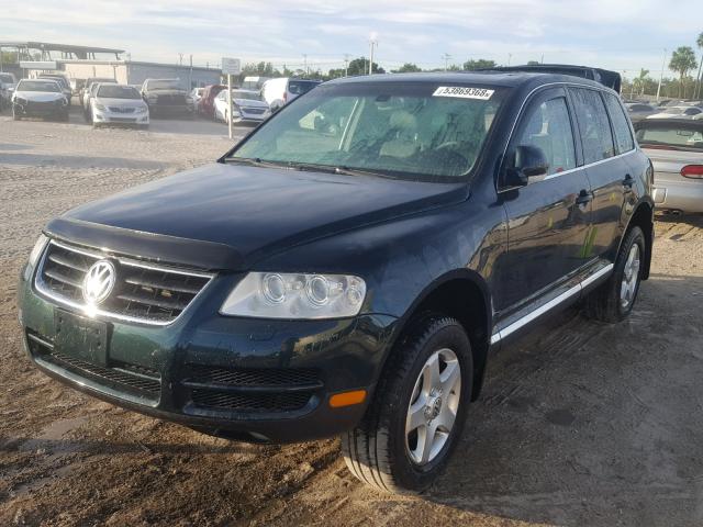 WVGBC77L34D055089 - 2004 VOLKSWAGEN TOUAREG 3. GREEN photo 2