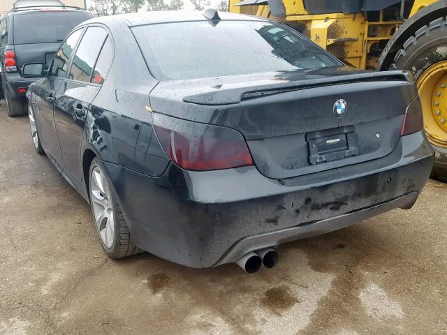 WBANB535X7CN93716 - 2007 BMW 550 I BLACK photo 3