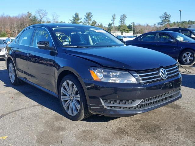 1VWBP7A3XDC053747 - 2013 VOLKSWAGEN PASSAT SE BLACK photo 1