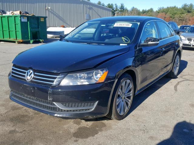 1VWBP7A3XDC053747 - 2013 VOLKSWAGEN PASSAT SE BLACK photo 2