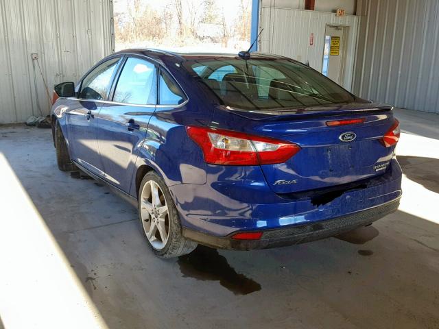 1FAHP3J2XCL466902 - 2012 FORD FOCUS TITA BLUE photo 3