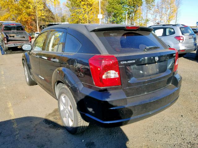 1B3HB48B67D414964 - 2007 DODGE CALIBER SX BLACK photo 3